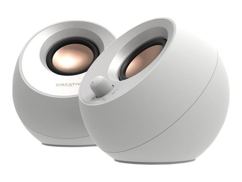 Creative Pebble V3 - Hvid - Bluetooth - 2.0 Kanal - Hvid Pc Højttalere 51MF1700AA002