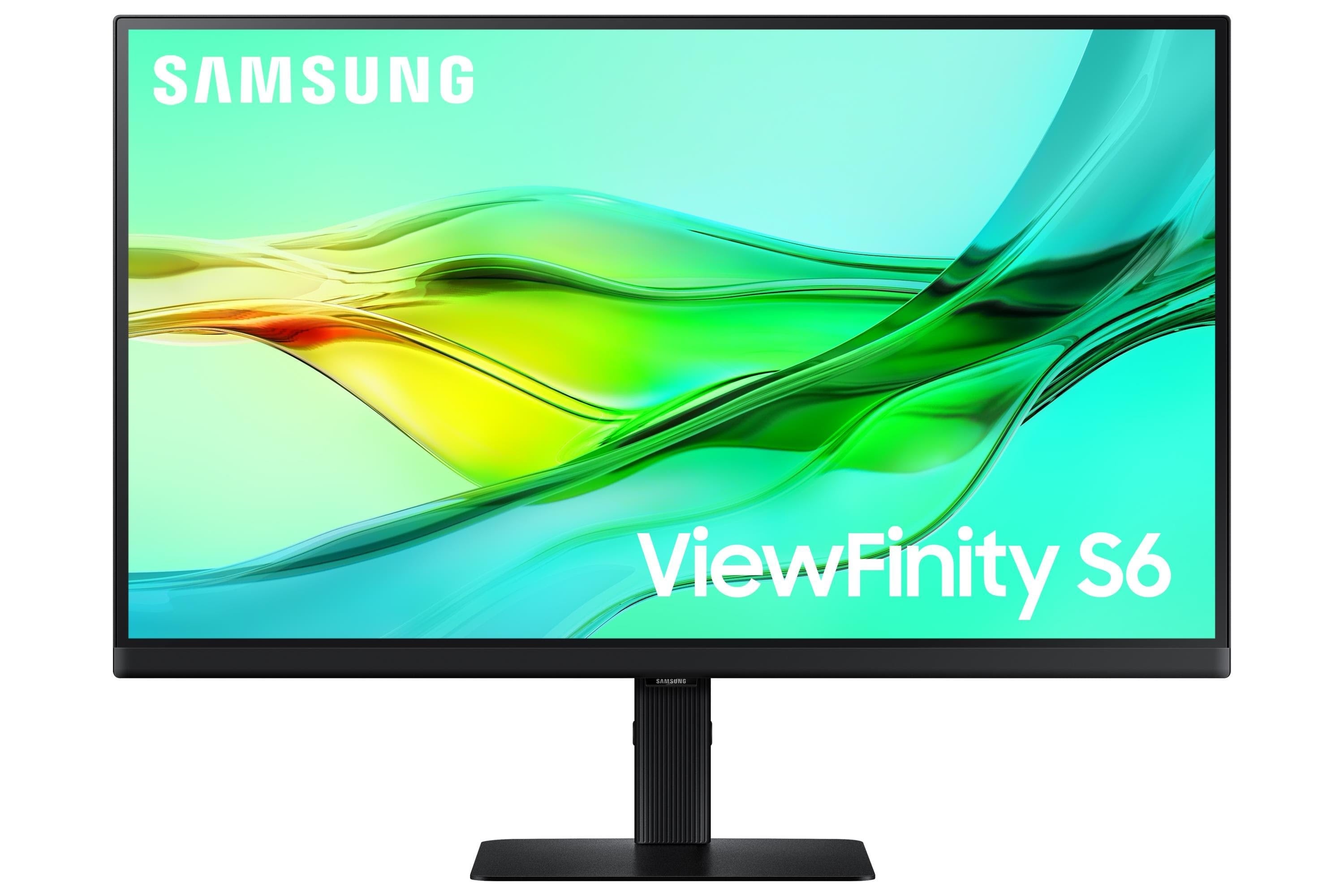 27" Samsung ViewFinity S6 S27D600UAU - 2560x1440 (QHD) - 100Hz - IPS - 90W USB-C - KVM switch