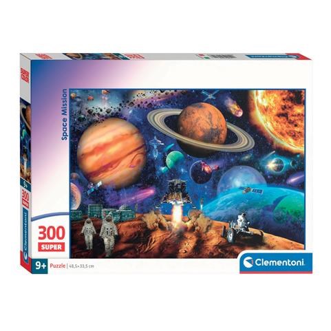 Clementoni Puslespil Space Mission, 300 brikker 2D Puslespil Puslespil 21724
