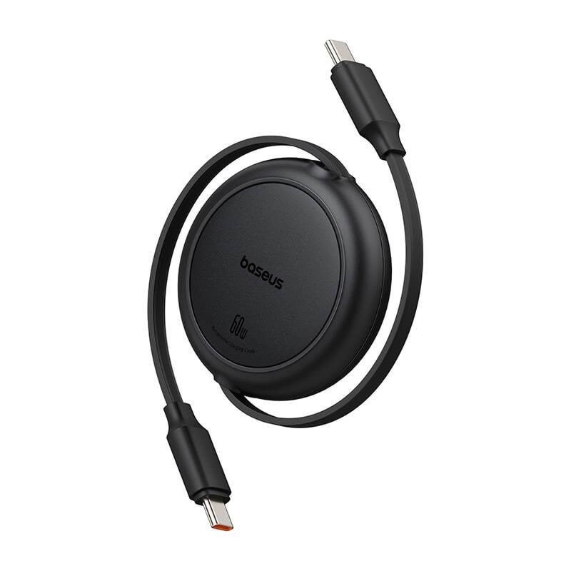 Baseus Free2Pull Mini USB-C to USB-C USB cable 60W 1m Usb Kabel Sort P10364500111-01