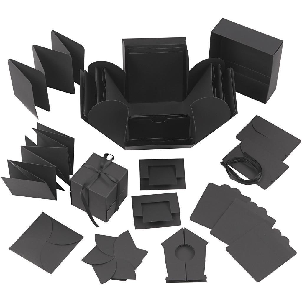 Creativ Company Explosion box - Black (25378) Hobbyartikel