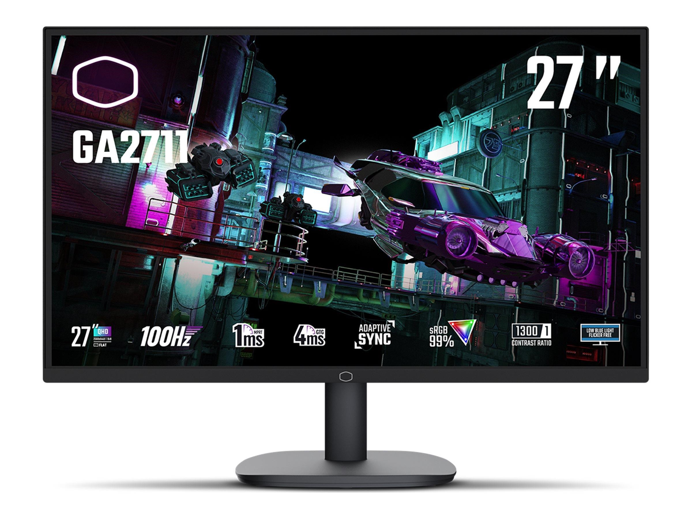 27" Cooler Master GA2711 - 2560x1440 - 100Hz - IPS Computerskærm Black CMI-GA2711-EU