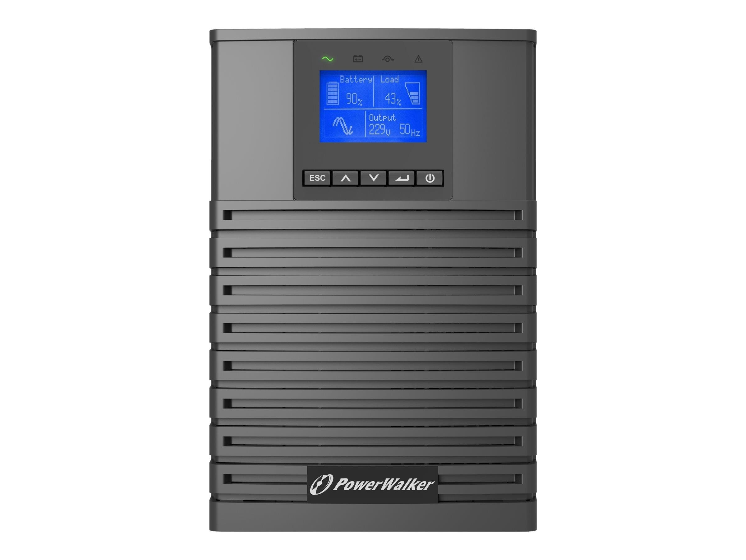 BlueWalker 10122193 - PowerWalker VFI ICT IoT - 1500VA/1500W - On-Line UPS