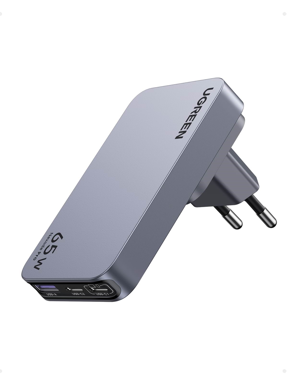 UGREEN Nexode Pro 65W 3-Port GaN Ultra-Slim Fast Travel Charger Mobil Oplader 25356