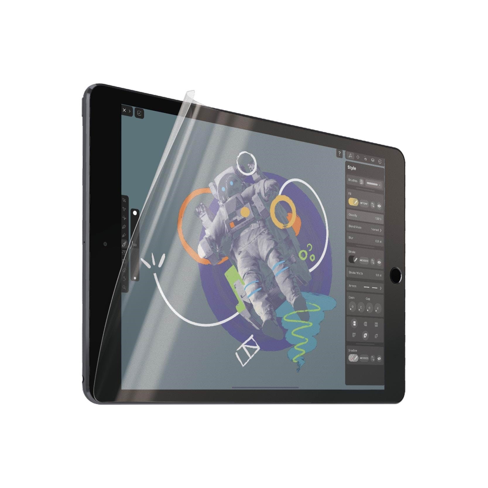 PanzerGlass GraphicPaper Screen Protector iPad 10.2" | Ultra-Wide Fit Tablet Tilbehør PANZER2843