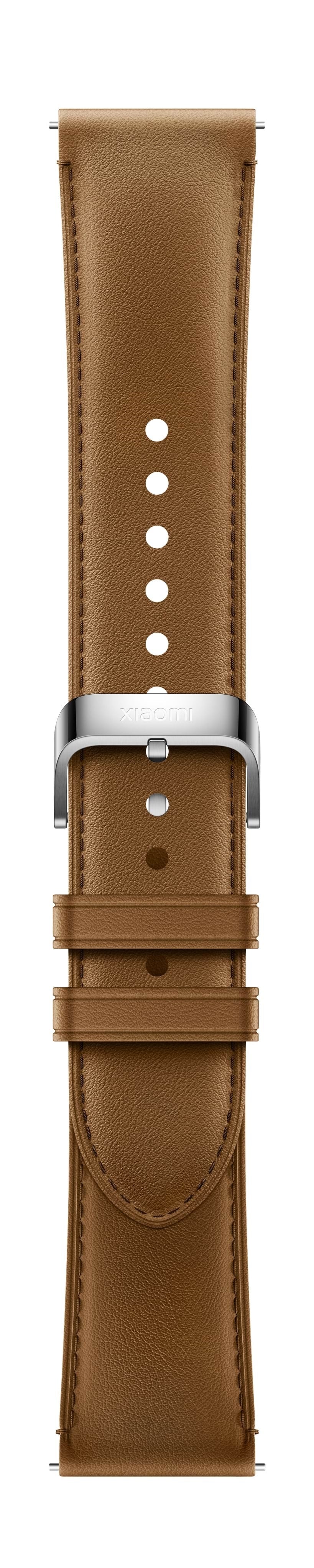 Xiaomi Watch Brown Leather Strap Smartwatch Tilbehør BHR7679GL
