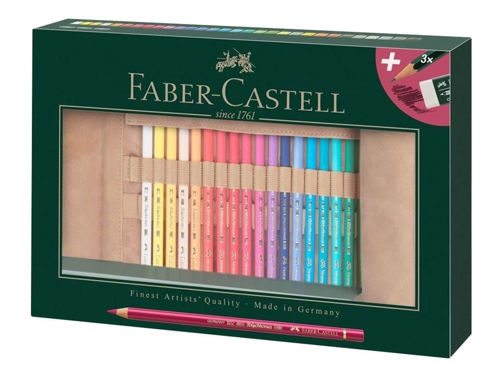 Faber-Castell - Polychromos Colour pencil 30 ct pen. roll (110030) Tegneværktøj Farvet blyant