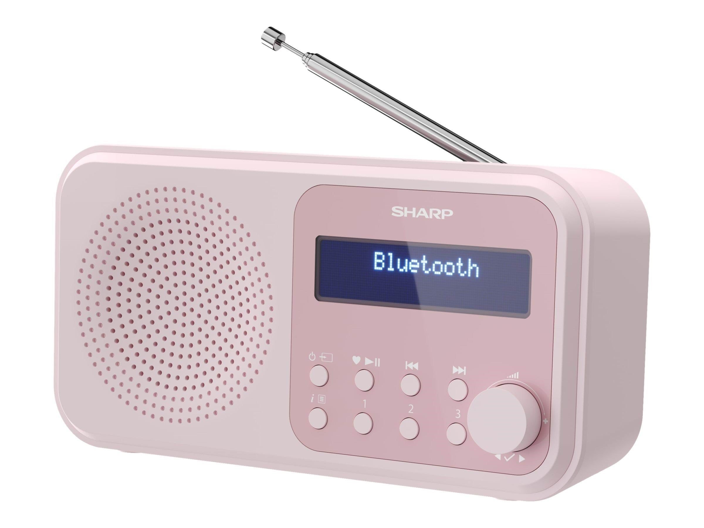 Sharp Tokyo DR-P420 - DAB portable radio - Bluetooth - DAB/DAB+/FM - Mono Radio DR-P420(PK)