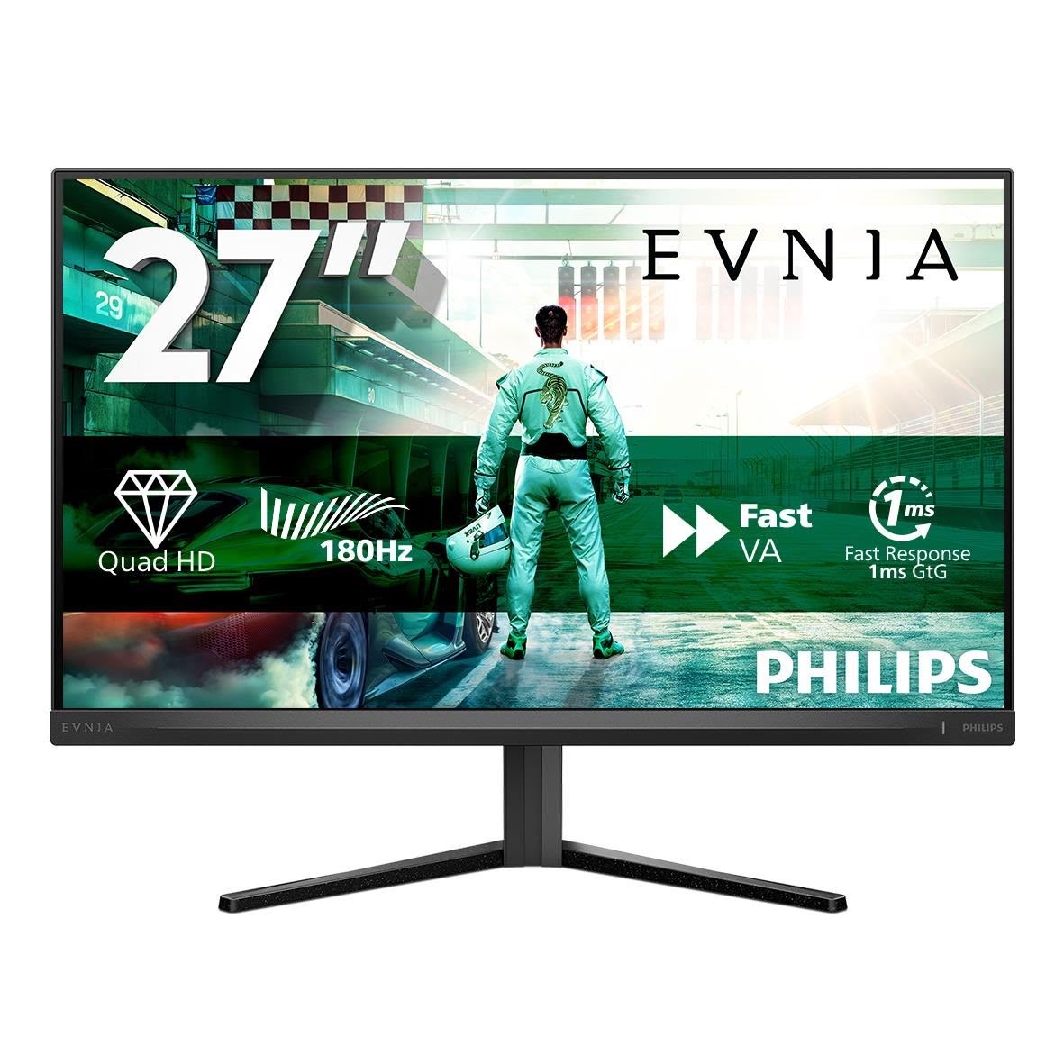 27" Philips Evnia 3000 27M2N3500NL - 2560x1440 (QHD) - 180Hz - VA Computerskærm Black 27M2N3500NL/00