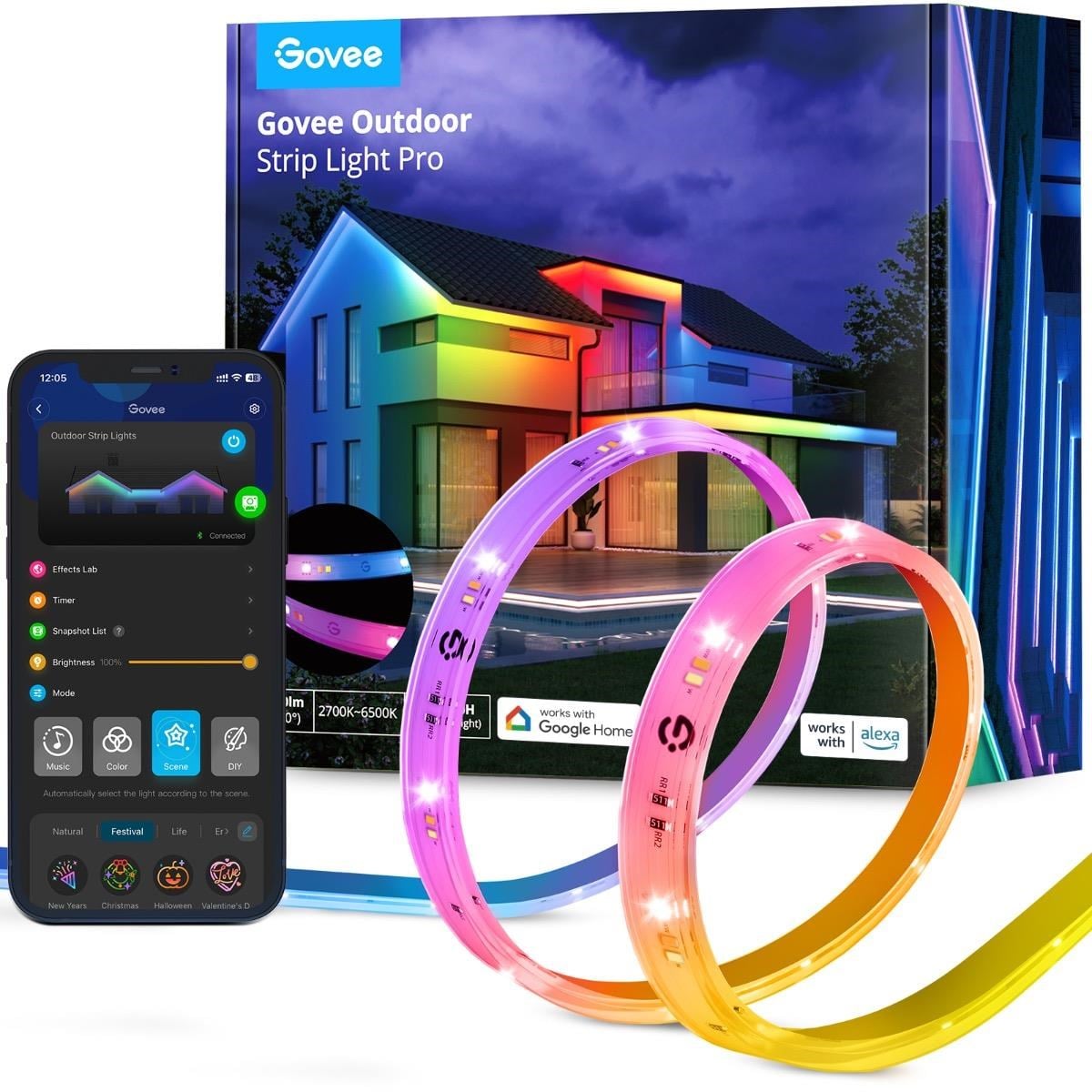 Govee Outdoor Strip Light Pro - 10m Smart Home H70A13D1