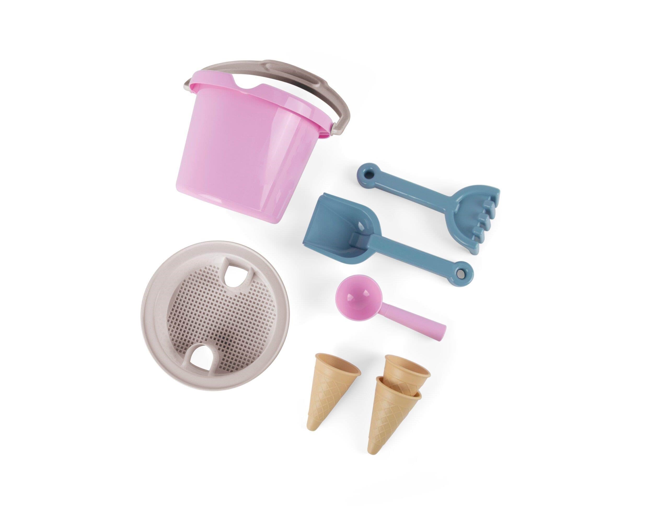 Dantoy Thorbjorn Bucket set w. Ice cream cones - Pink Udendørsleg 4801