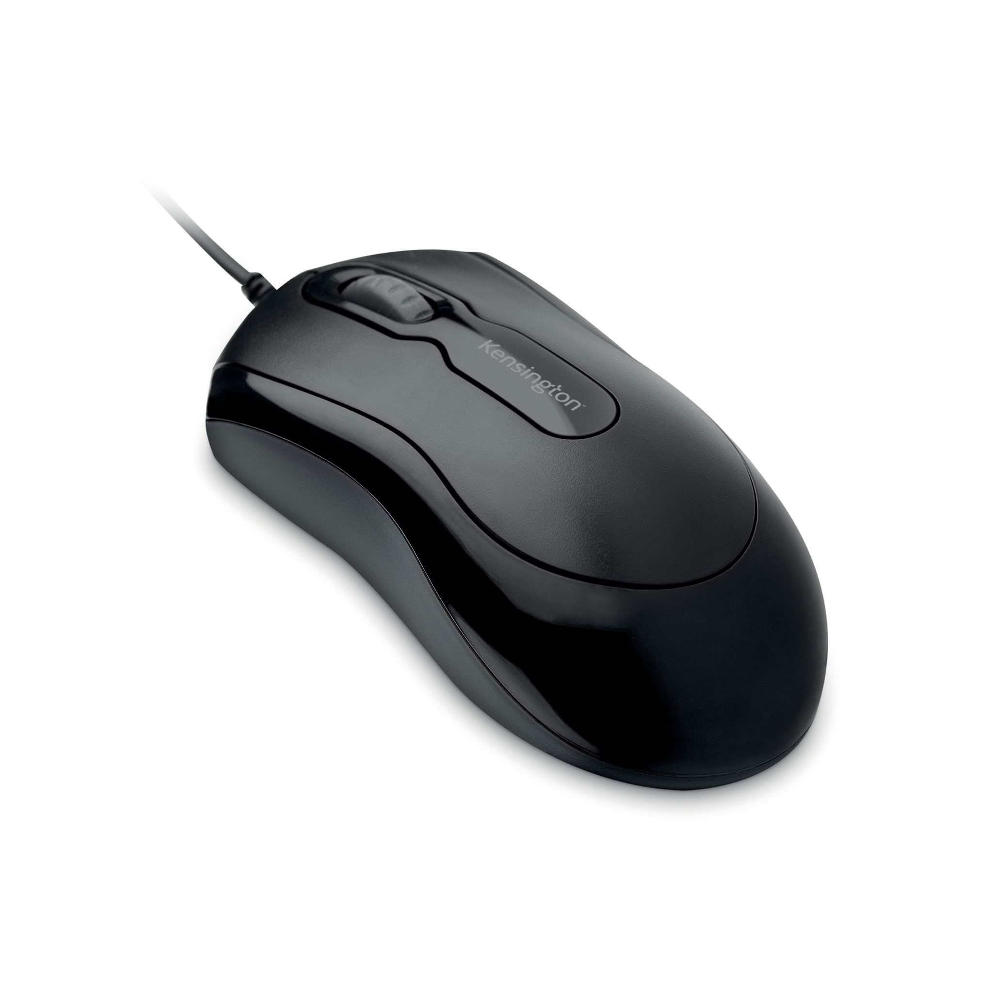 Kensington Mouse-in-a-Box EQ mus med ledning - Mus - Optisk - 3 knapper - Sort