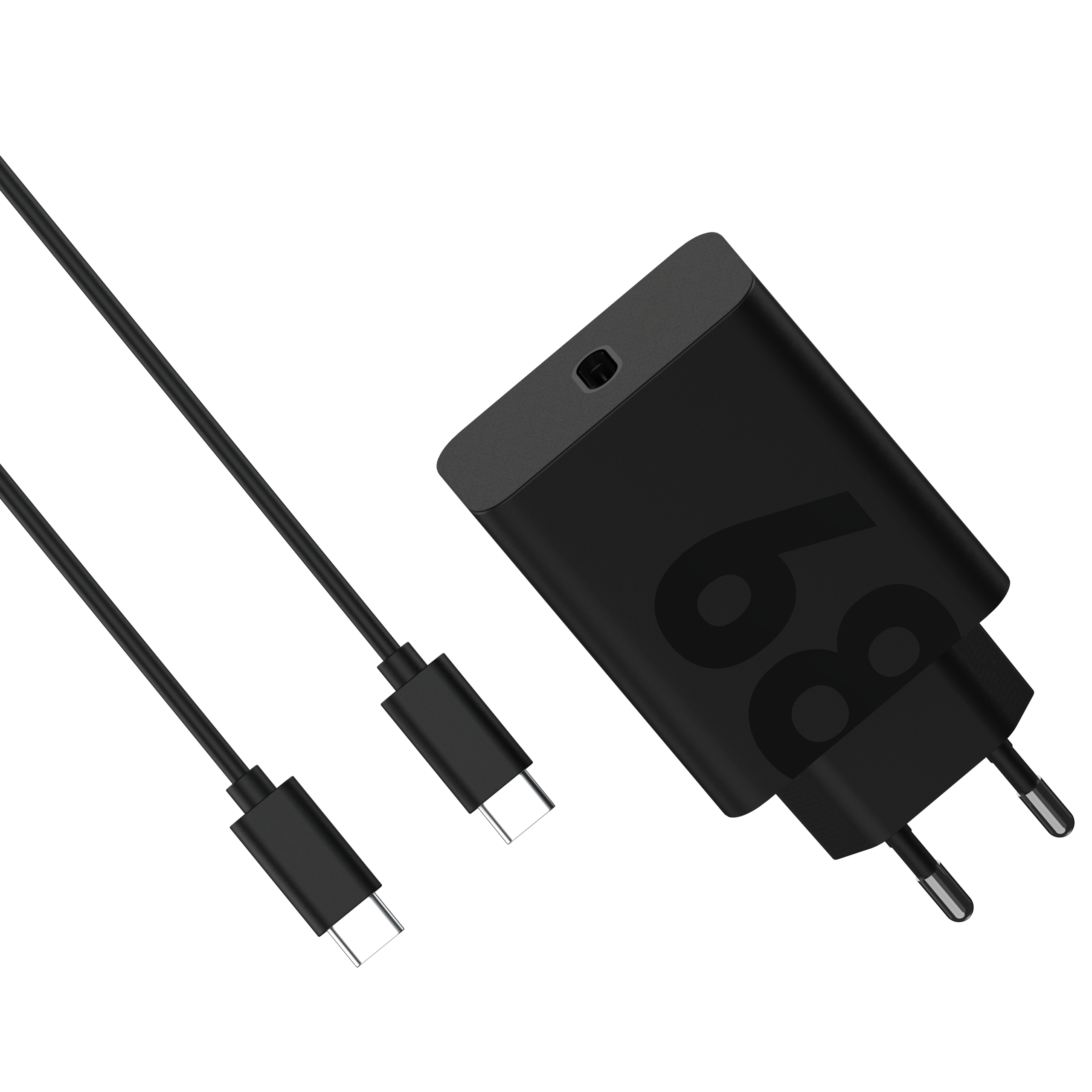 Motorola TurboPower 68W Power Adapter - Black (incl. USB-C cable) Mobil Oplader PG38C06281
