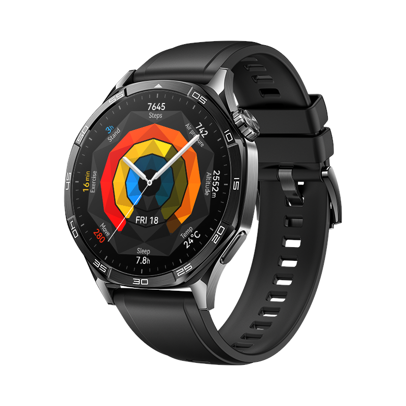 Huawei Watch GT 5 46mm - Black Smartwatch Sort 55020DKM
