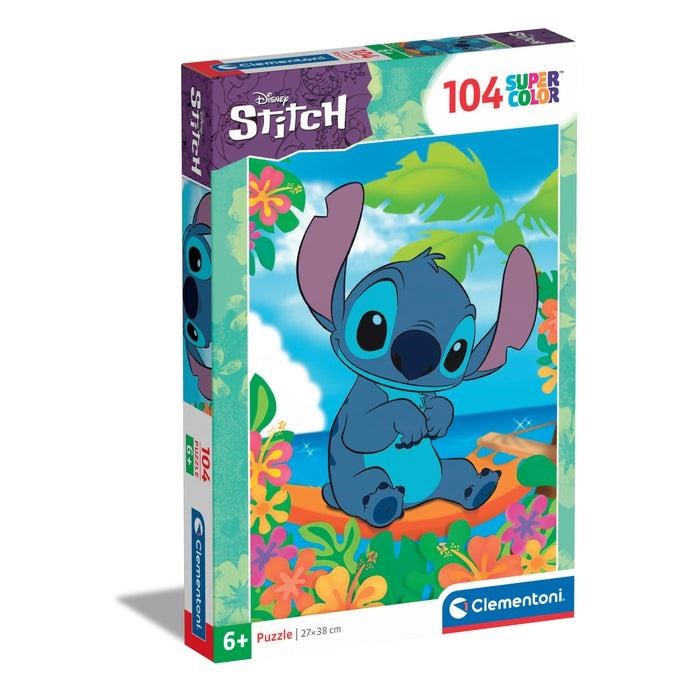 Clementoni Puslespil Stitch, 104 brikker 2D Puslespil Puslespil 25755