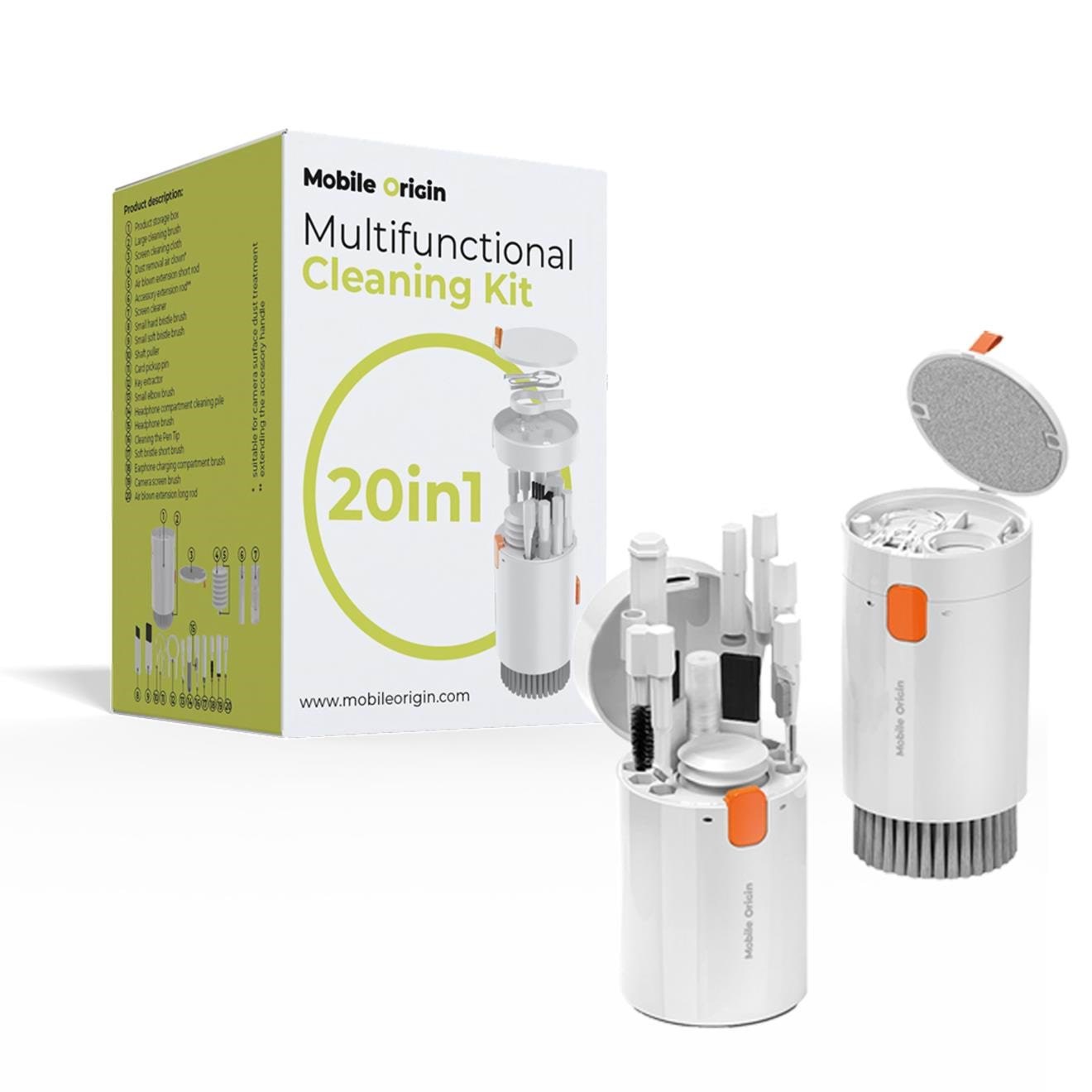 Mobile Origin Multifunctional Cleaning Kit 20in1 Mobil Tilbehør SGA-CLNK-MFC1
