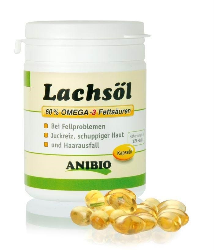 Anibio anibio lakseolie kapsler Hundeudstyr 77211