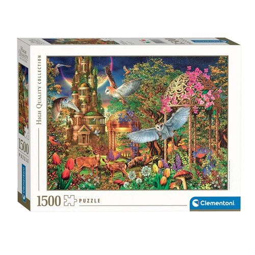 Clementoni Jigsaw Puzzle Woodland Fantasy Garden 1500 pcs. 2D Puslespil Puslespil 31707