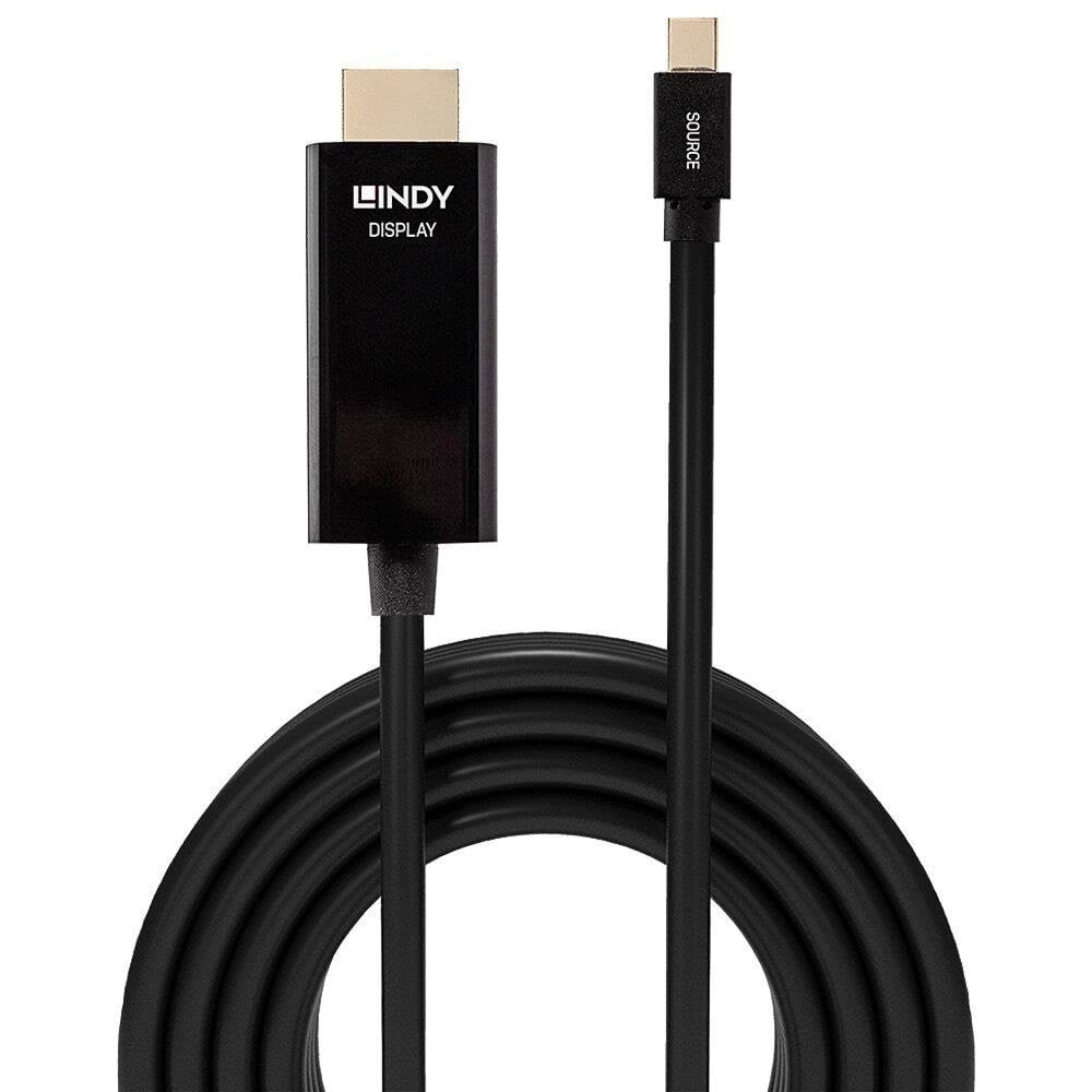 Lindy Mini DisplayPort to HDMI - 1m Skærmkabel Sort 36926