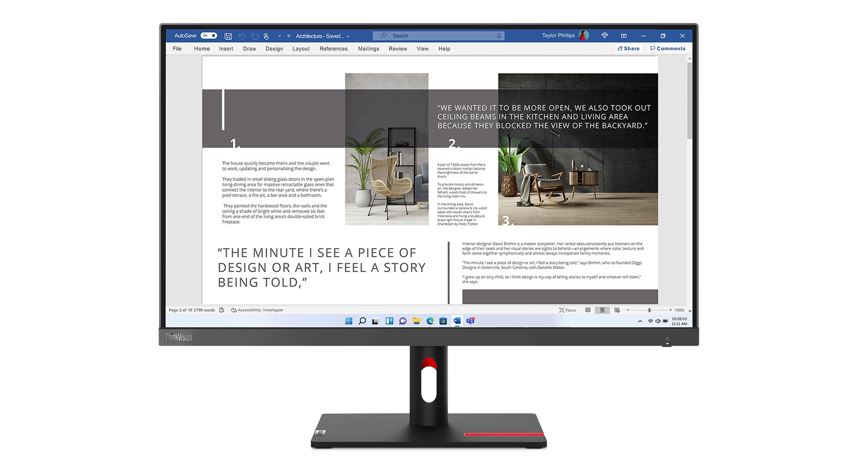 27" Lenovo ThinkVision S27i-30 - 1920x1080 (FHD) - 100Hz - IPS Computerskærm Grey 63DFKAT4EU