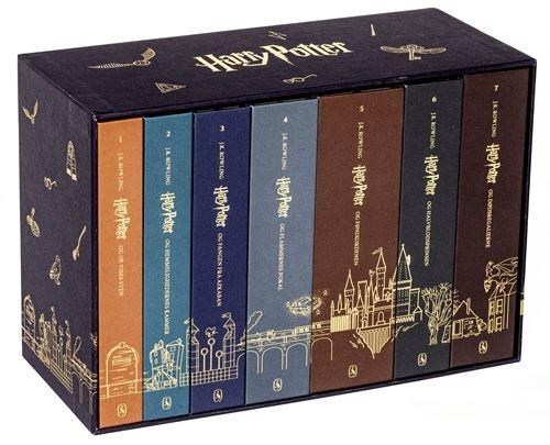 Harry Potter 1-7 - 25 års jubilæumsudgaver i bokssæt - Ungdomsbog - hardcover
