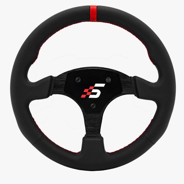 Simagic Rounded Wheel without HUB - Leather - 330mm
