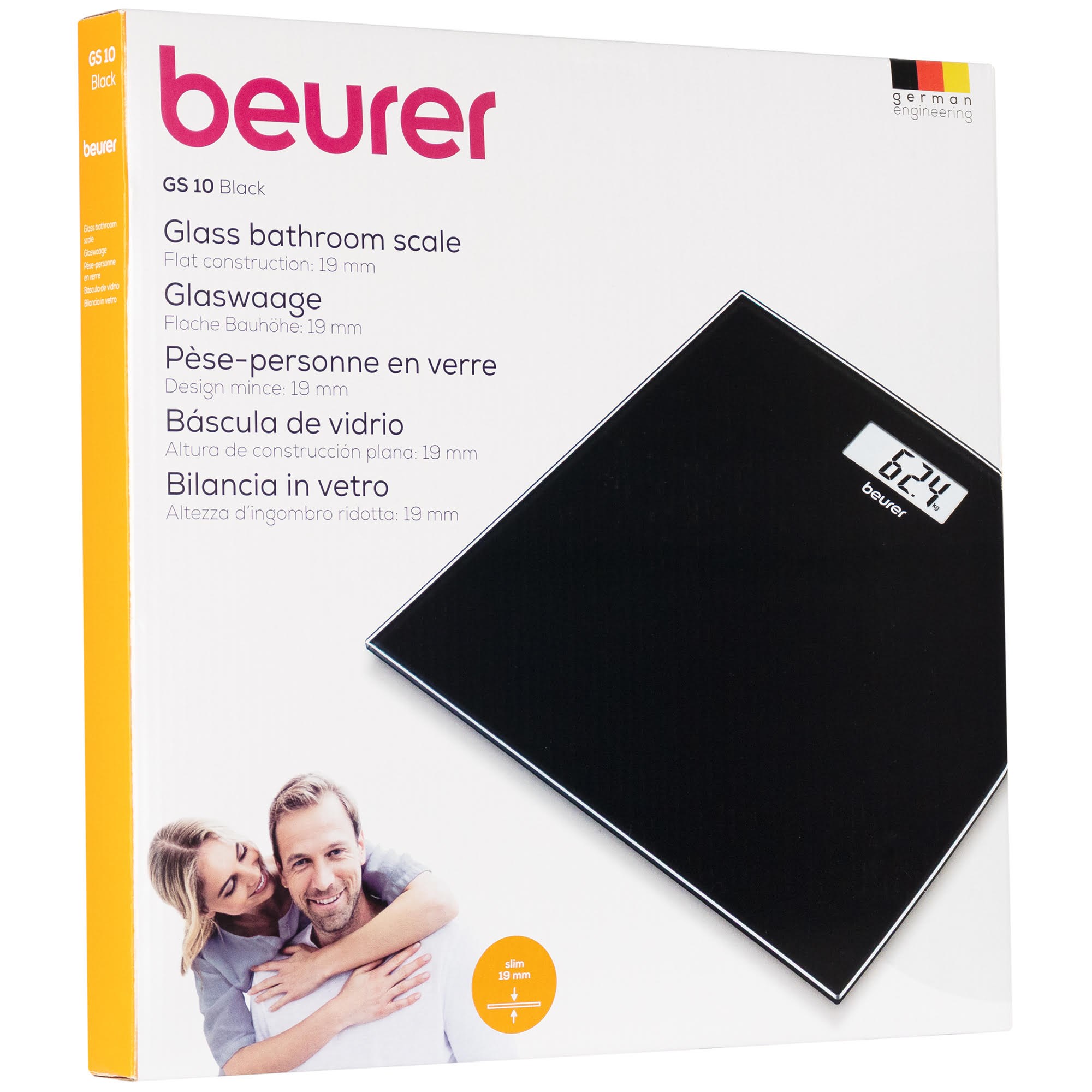 Beurer Badevægt GS 10 - bathroom scales - black