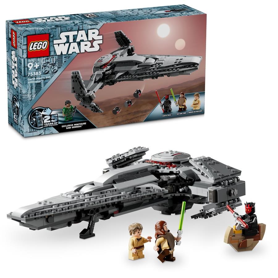 LEGO Star Wars 75383 Darth Mauls Sith Infiltrator byggesæt 9+ år