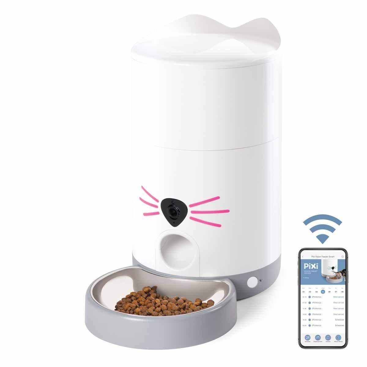 Catit PIXI Vision Smart Dry Food Feeder with Camera WiFi Katteudstyr 785.0338