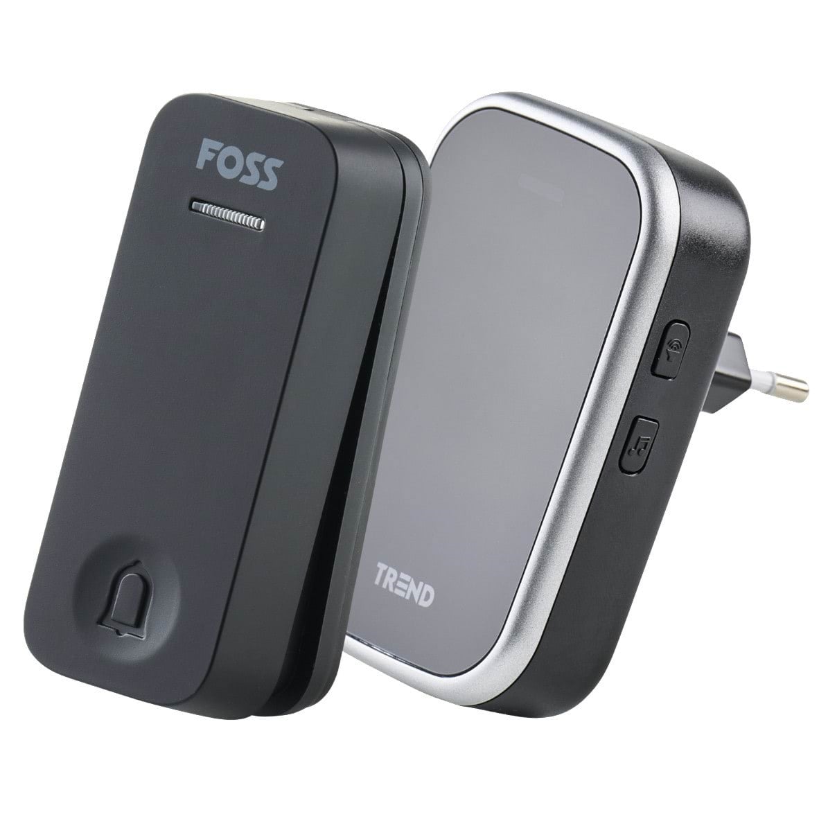 Foss Europe TREND Dørklokke BLUU1 NOVUS, Plug in, Sort El Apparater 102063