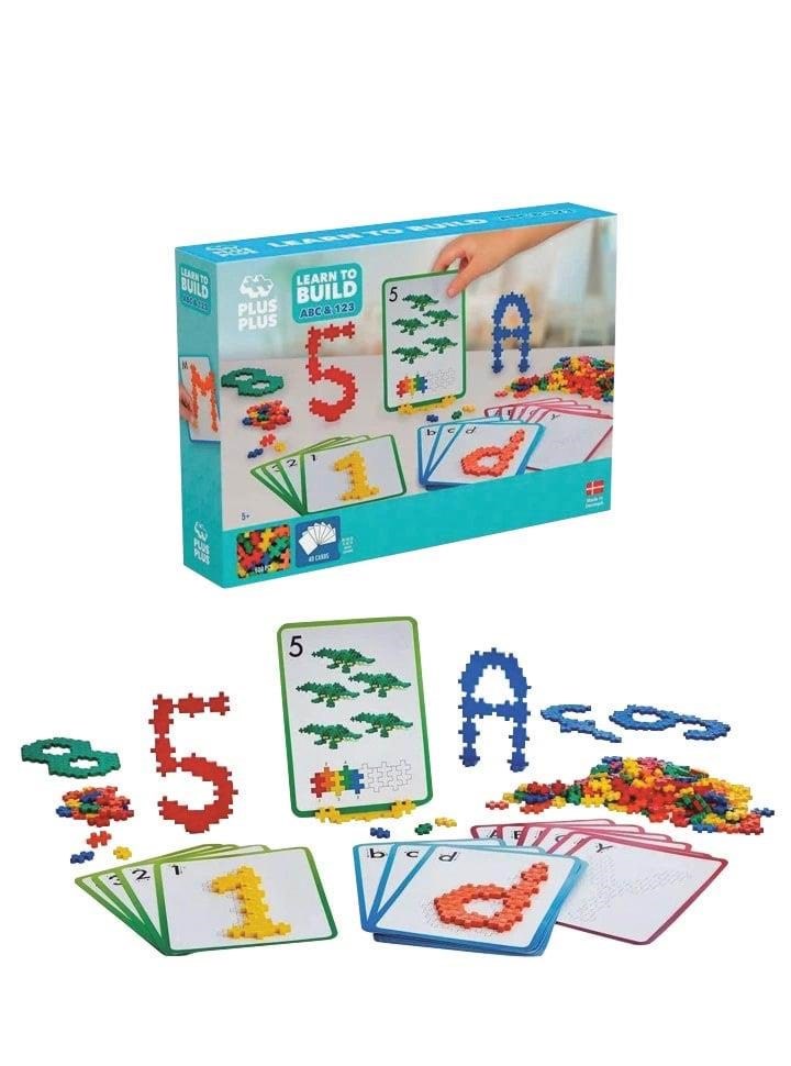 Plus-Plus Learn To Build ABC & 123 600 pcs Konstruktionslegetøj 3909