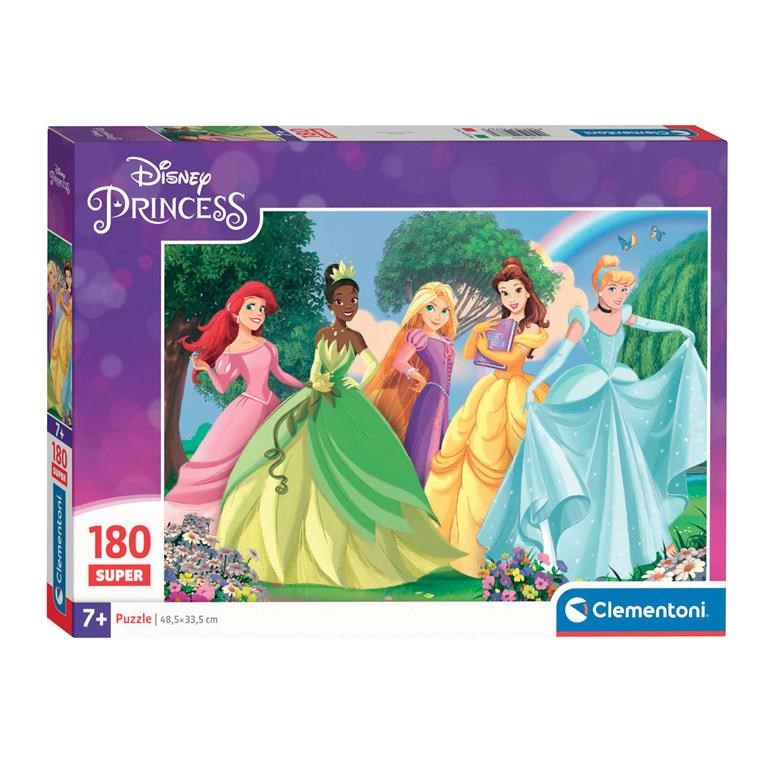 Clementoni Jigsaw Puzzle Super Color Disney Princess 180pcs. 2D Puslespil Puslespil 29787