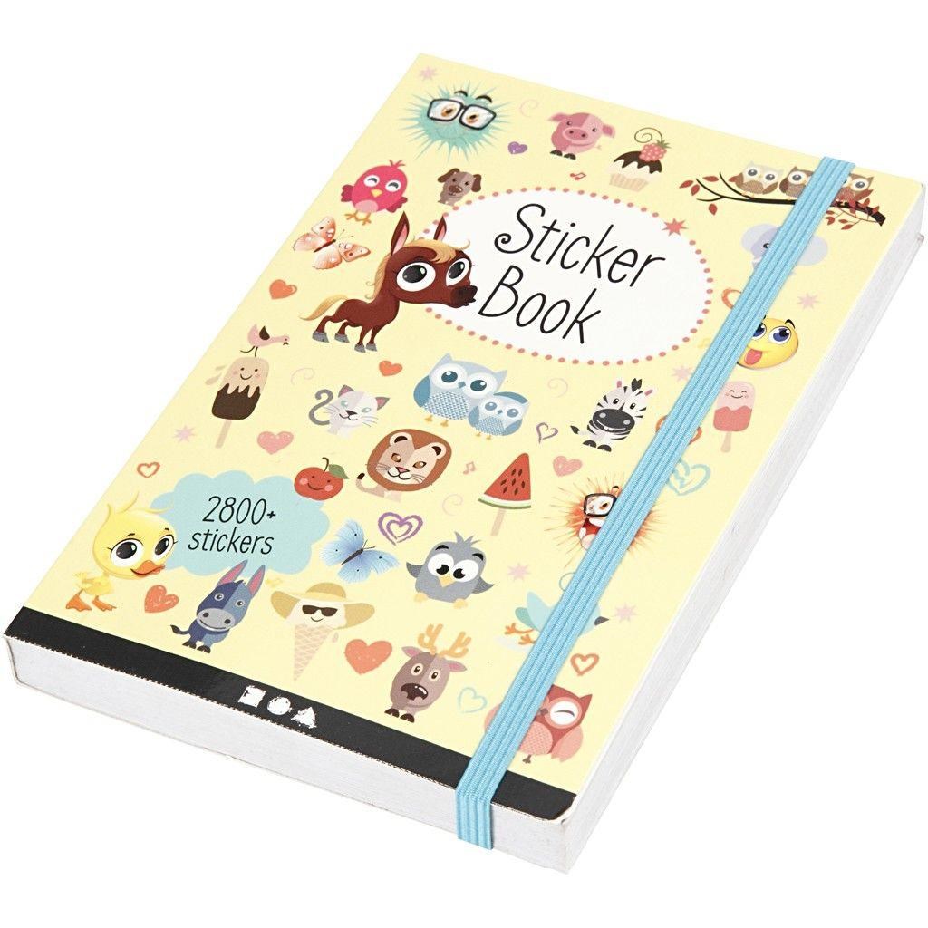 Creativ Company Sticker Book with 2800+ Stickers Kreativt Legetøj 27070