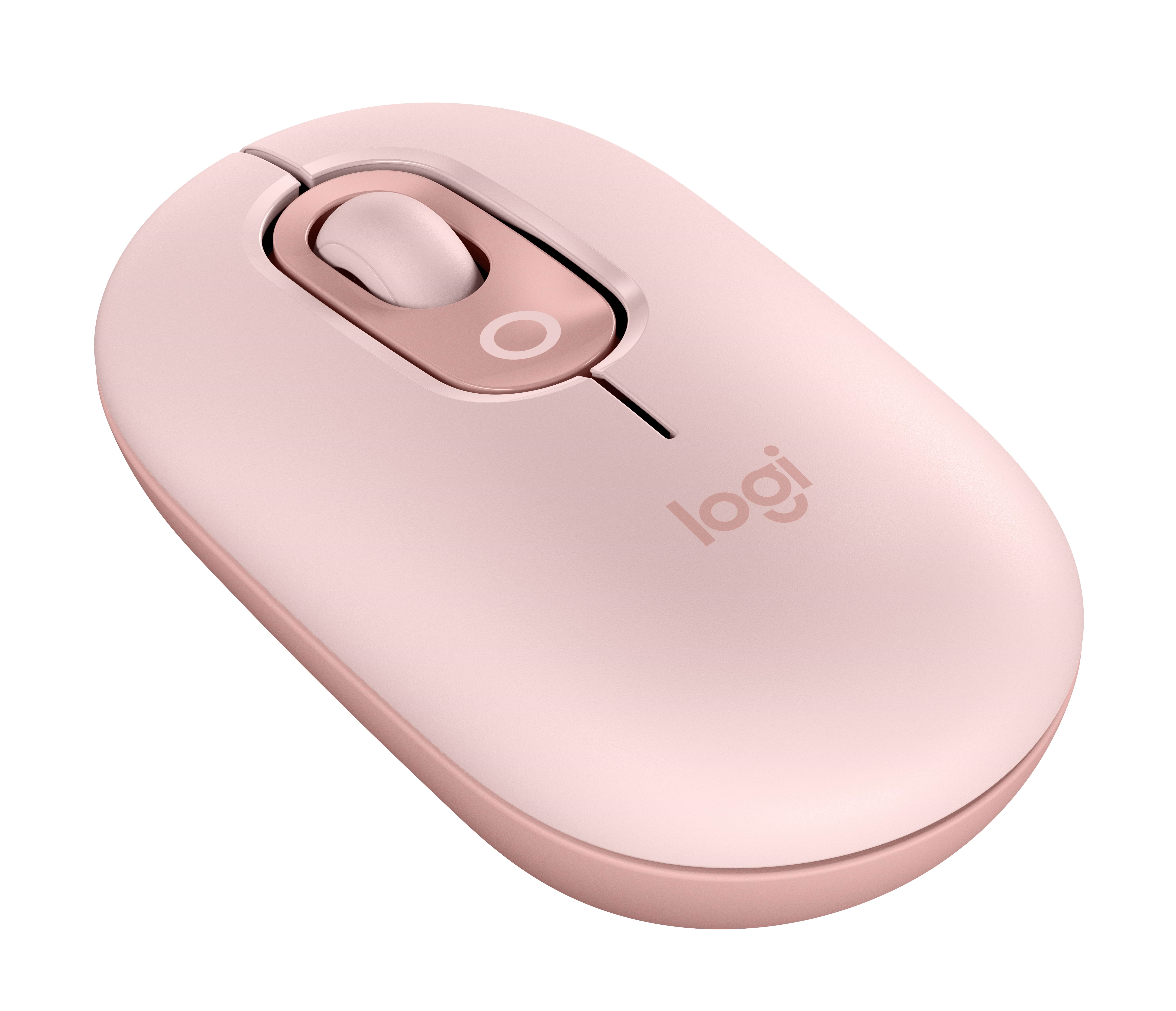 Logitech POP Mouse with Emoji - Rose - Mus - Optisk - 3 knapper - Pink Mus 910-007413