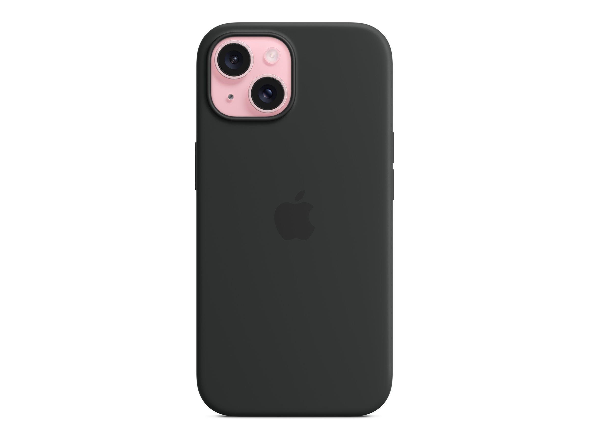 Apple iPhone 15 Silicone Case with MagSafe - Black Mobilcover MXPD3ZM/A