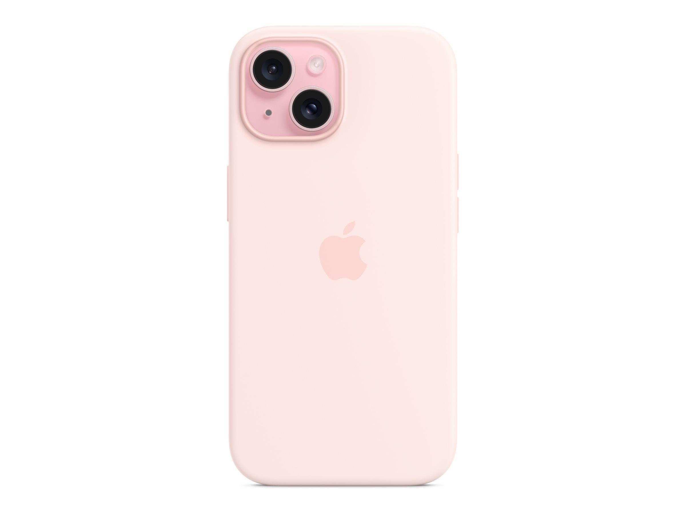 Apple iPhone 15 Silicone Case with MagSafe - Light Pink Mobilcover MXPH3ZM/A