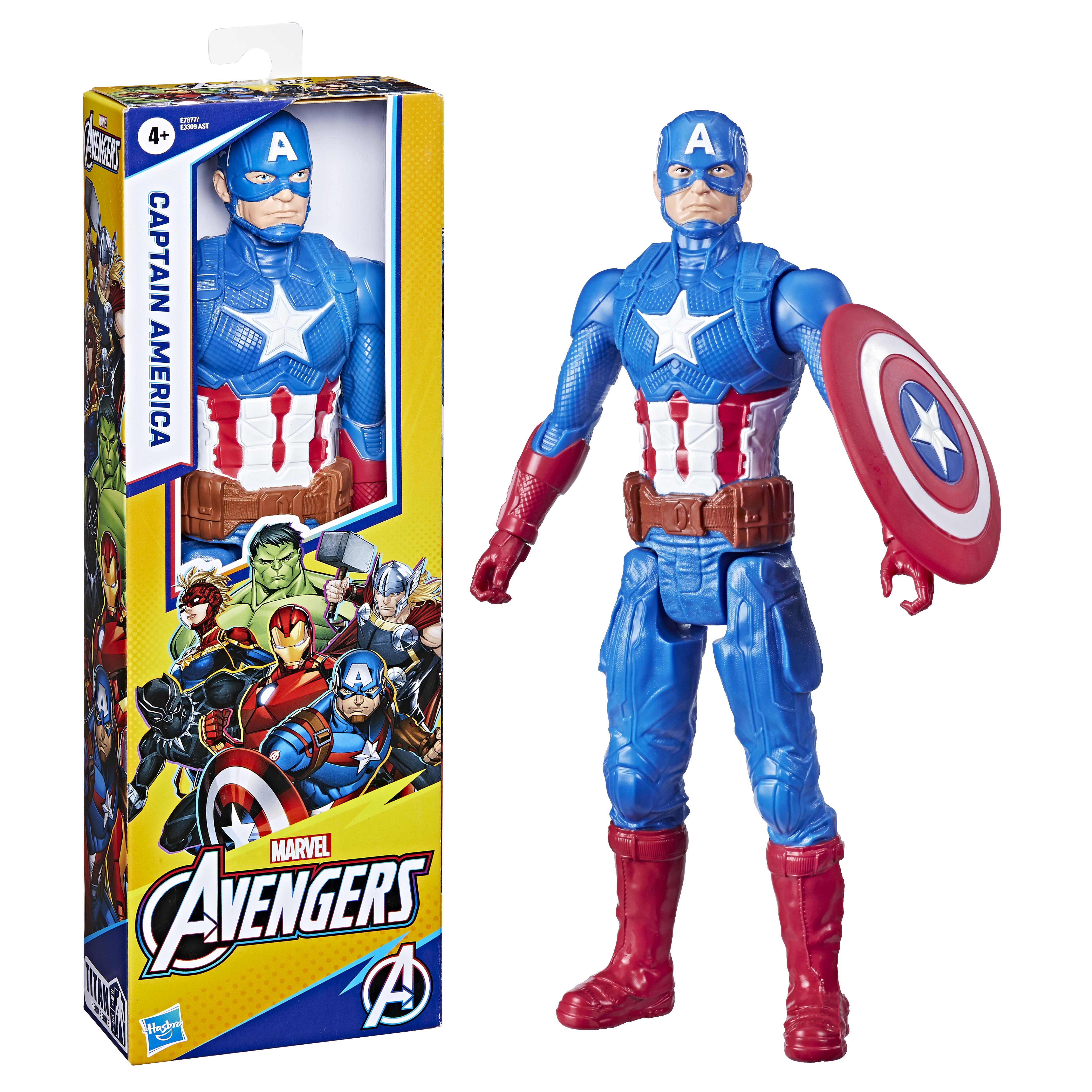 Marvel Avengers Titan Hero Series Captain America 30 cm Figur E78775X0