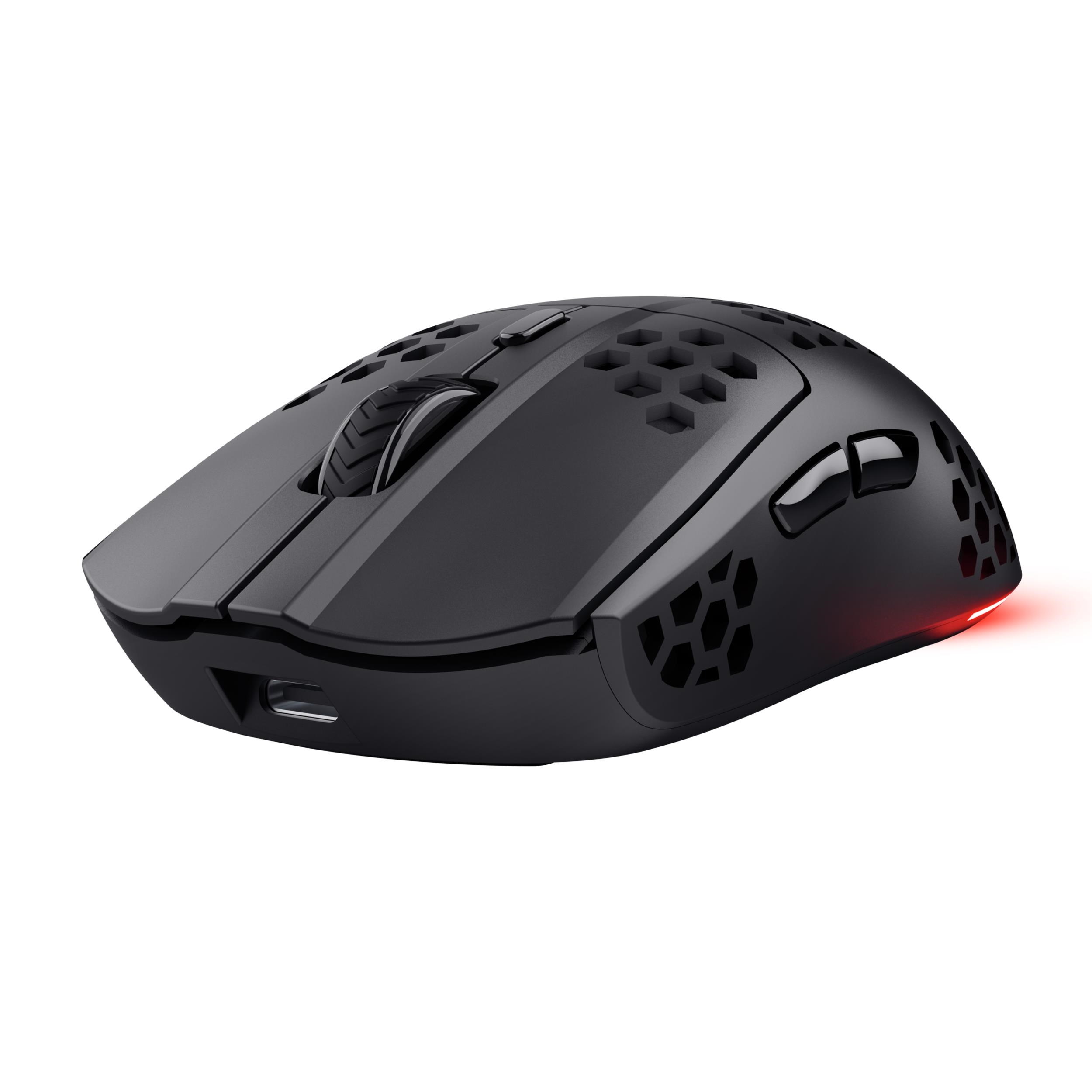 Trust GXT 929 Helox - Gaming Mus - Optisk - 6 knapper - Sort Mus 25307