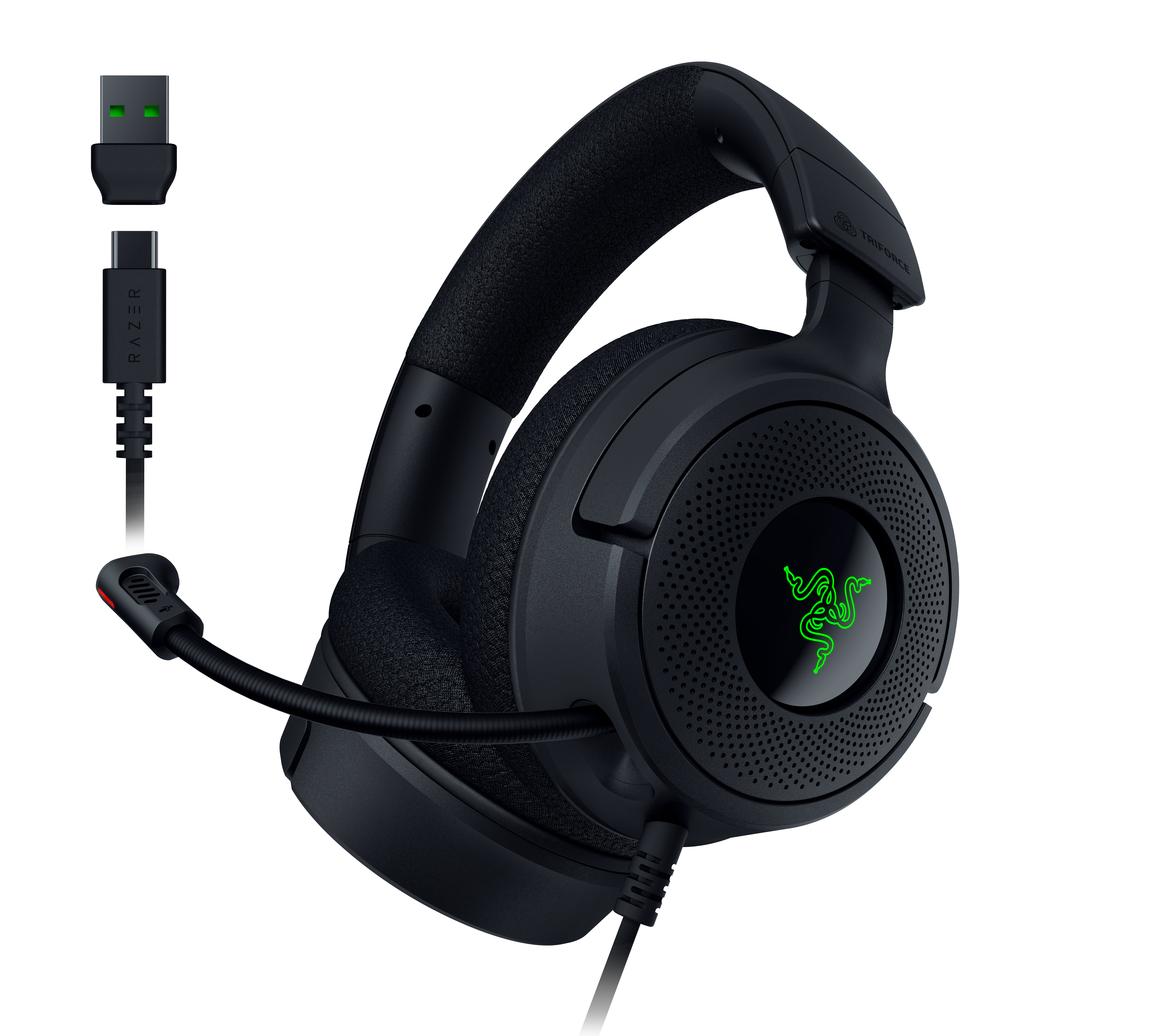 Razer Kraken V4 X - Gaming Headset Hovedtelefoner Og Headset Sort RZ04-05180100-R3M1