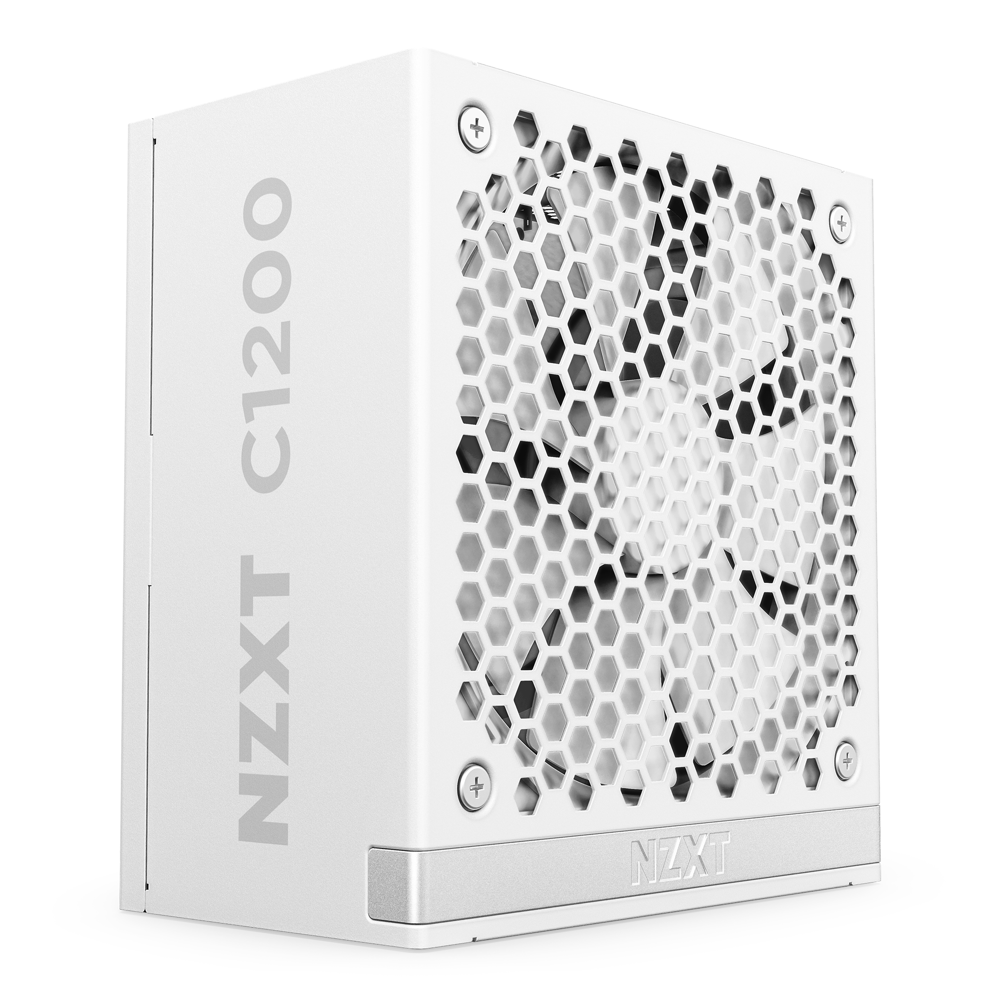 NZXT C-Series C1200 (2024) White Strømforsyning - 1200 Watt - 135 mm - ATX 3.1 - 80 Plus Gold certified Strømforsyning Hvid PA-2G2BW-EU
