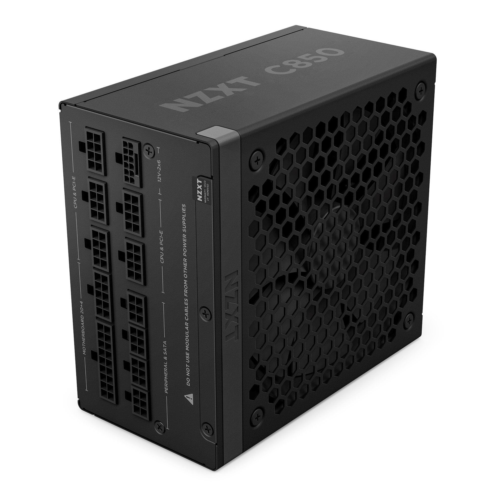 NZXT C-Series C850 (2024) Black Strømforsyning - 850 Watt - 135 mm - ATX 3.1 - 80 Plus Gold certified