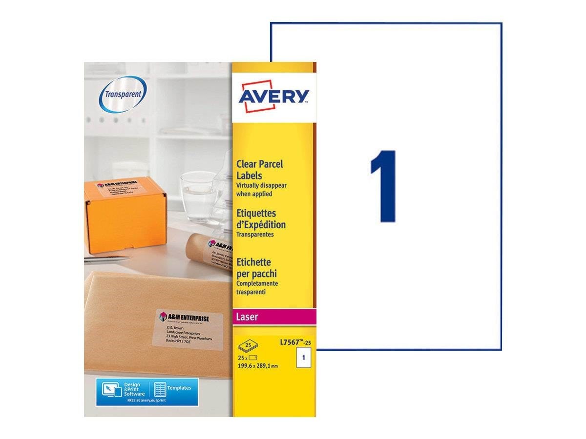 Avery - labels - 25 label(s) - A4 Fotopapir L7567-25
