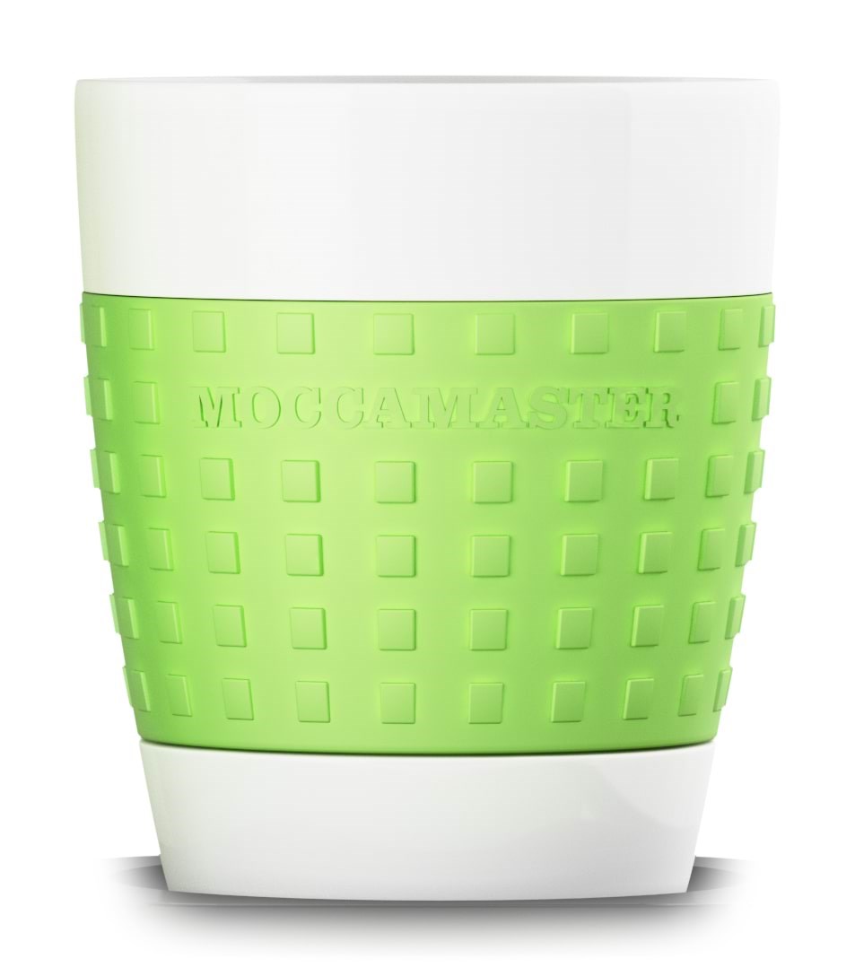 Moccamaster Cup-One Porcelain mug - Lime green - 2 pcs Termokande 20304