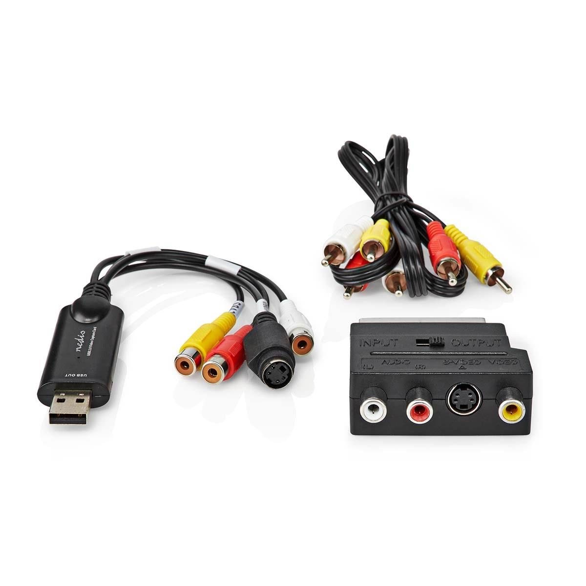 Nedis VGRRU101BK video capturing device Kabel