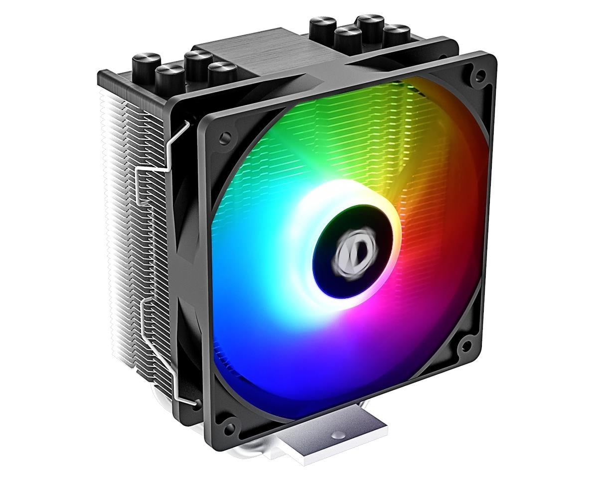 ID-Cooling SE-214-XT ARGB - CPU Luftkøler - Max 25 dBA Cpu Køler Sort med RGB lys