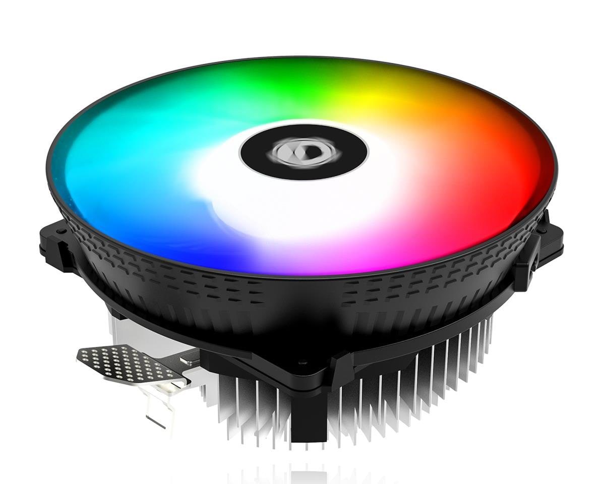ID-Cooling DK-03 RAINBOW - CPU Luftkøler - Max 25 dBA Cpu Køler Sort med RGB lys