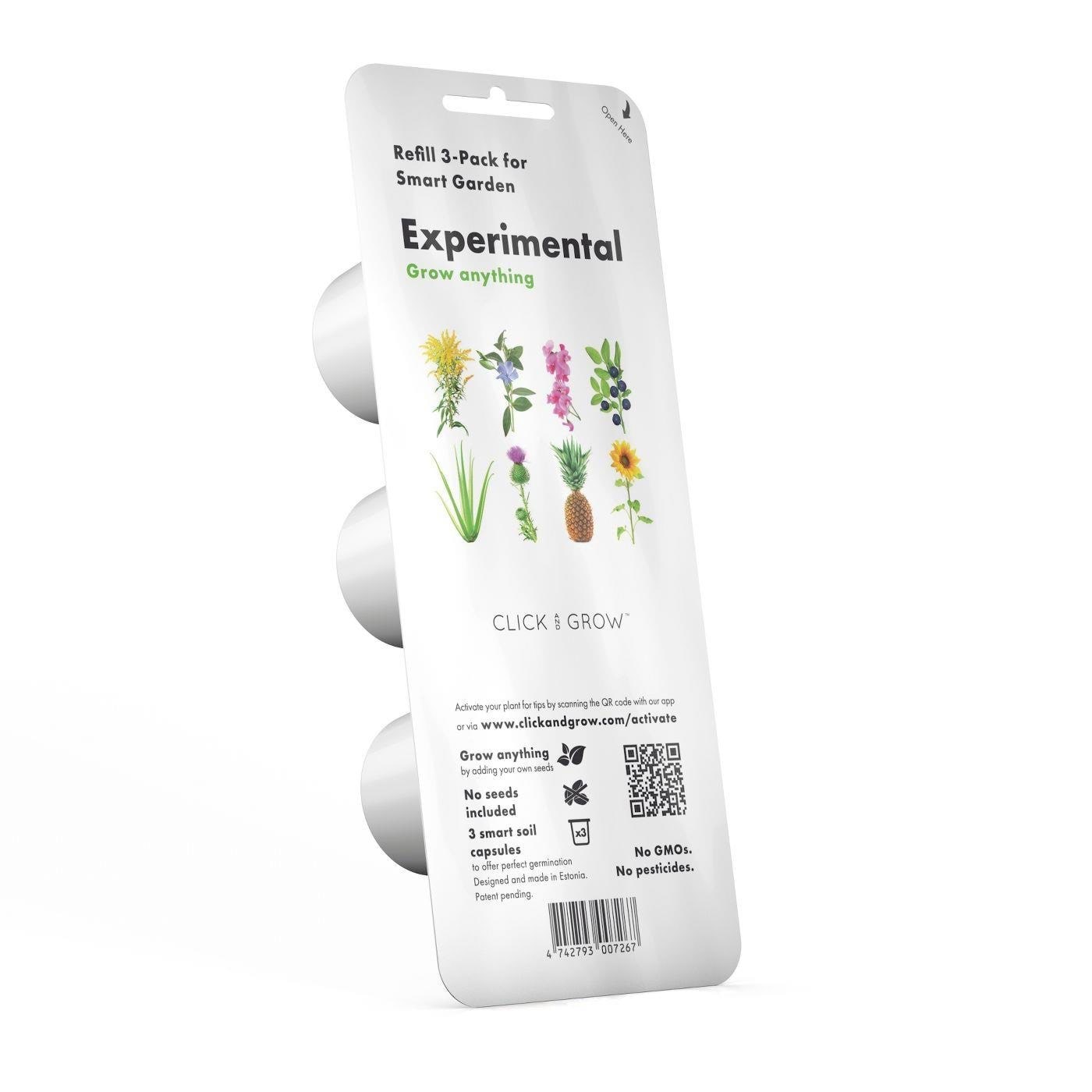 Click & Grow - Smart Garden Refill 3-pack - Experimental (SGR0X3) Smart Home