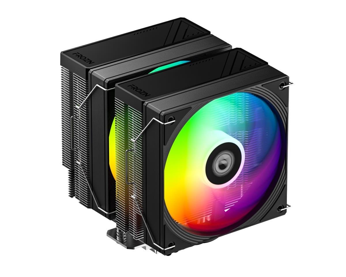 ID-Cooling FROZN A620 PRO SE ARGB - CPU Luftkøler - Max 25 dBA Cpu Køler Sort med RGB lys