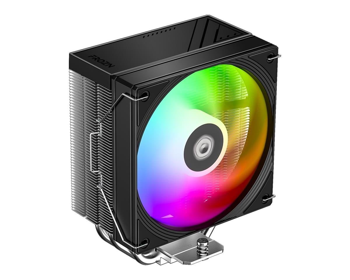 ID-Cooling FROZN A410 SE ARGB - CPU Luftkøler - Max 29 dBA Cpu Køler Sort med RGB lys