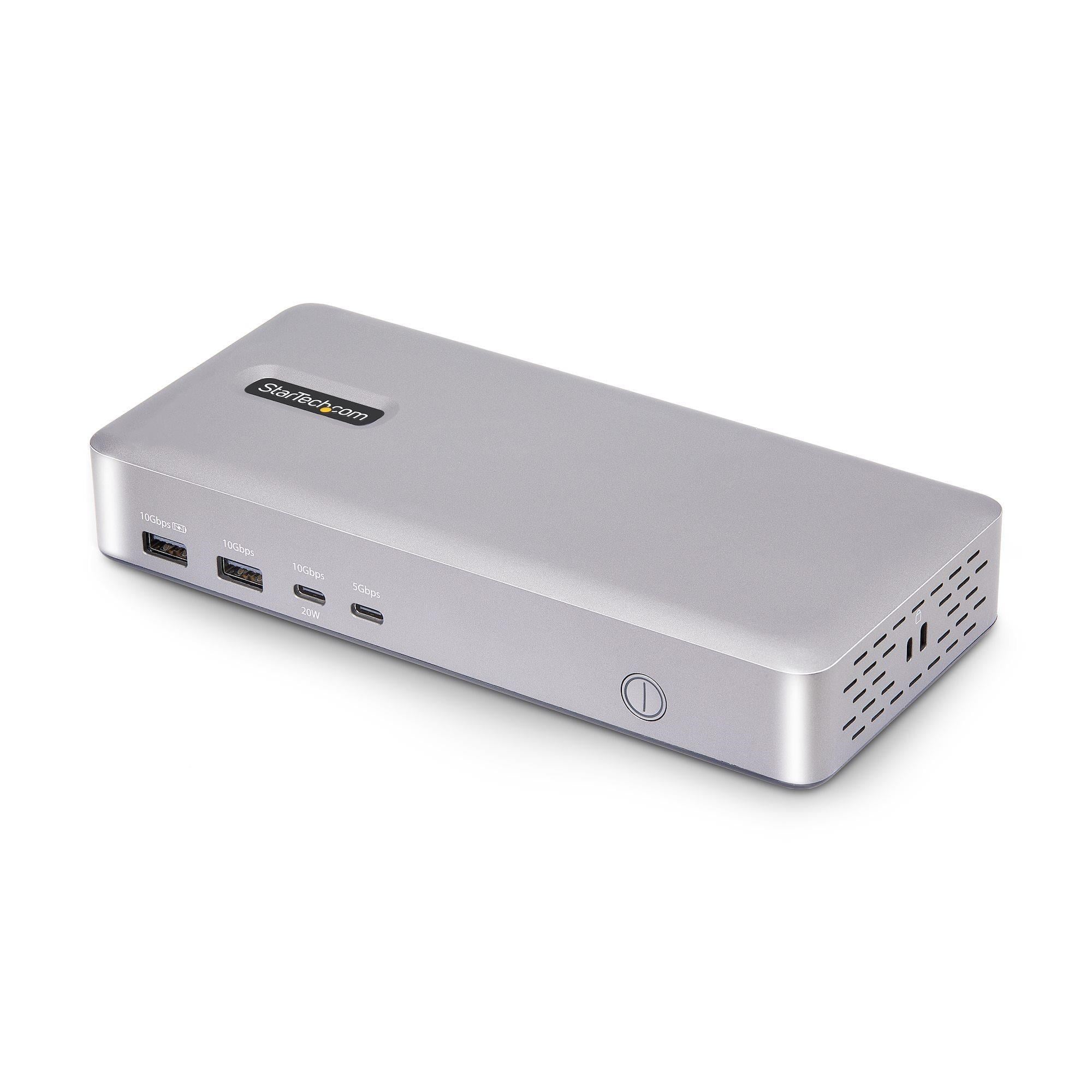 StarTech.com 155UE-USB4-DOCK Dual-Monitor USB4 Docking Station Dual 4K 120Hz or Single 8K 60Hz HDMI 100W Laptop Charging 2.5GbE USB-C Docking Station